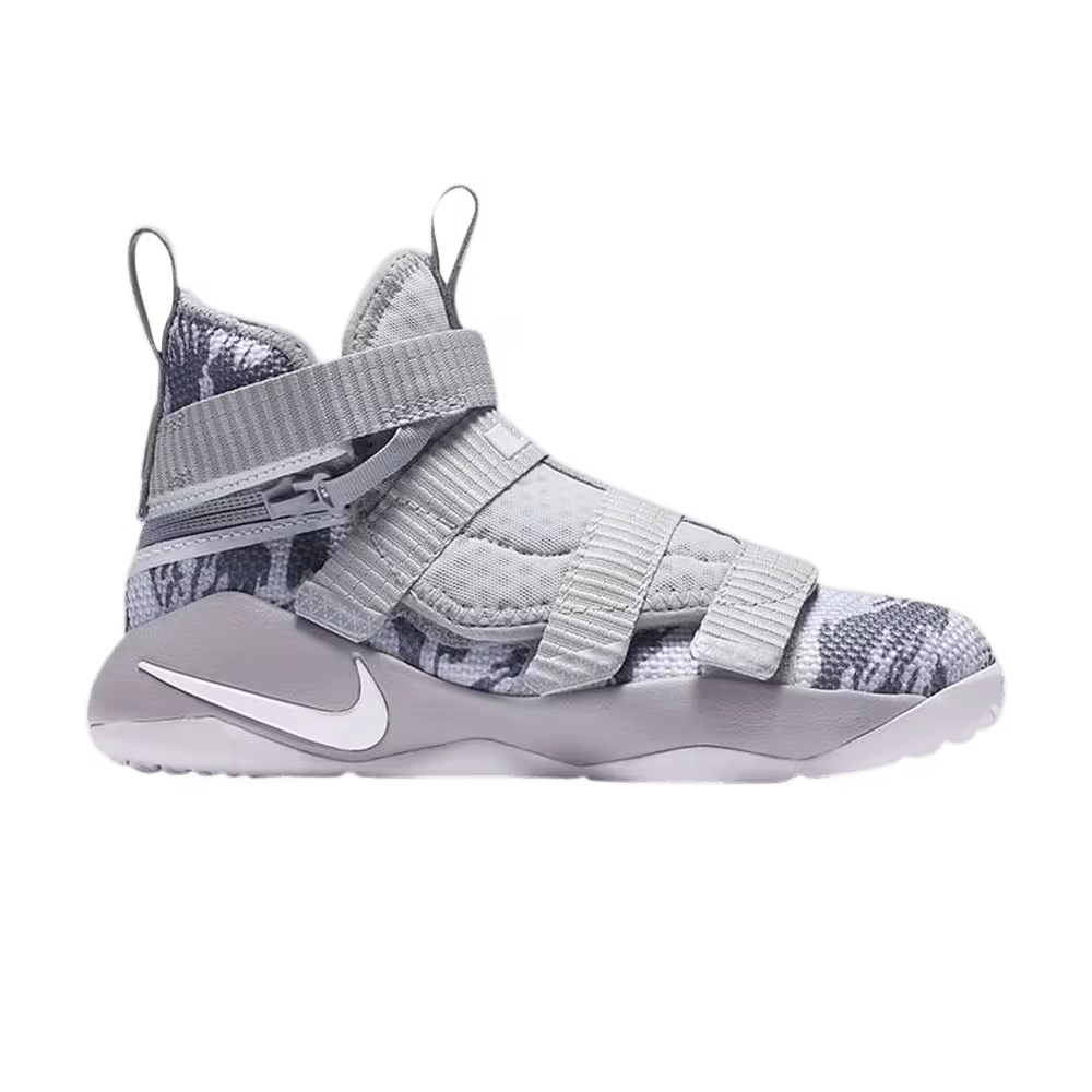 Nike LeBron Soldier 11 FlyEase PS Wolf Grey Platinum