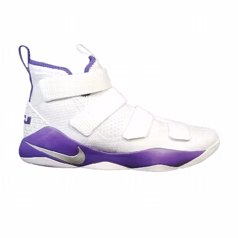 Nike LeBron Soldier 11 TB 'White Court Purple'