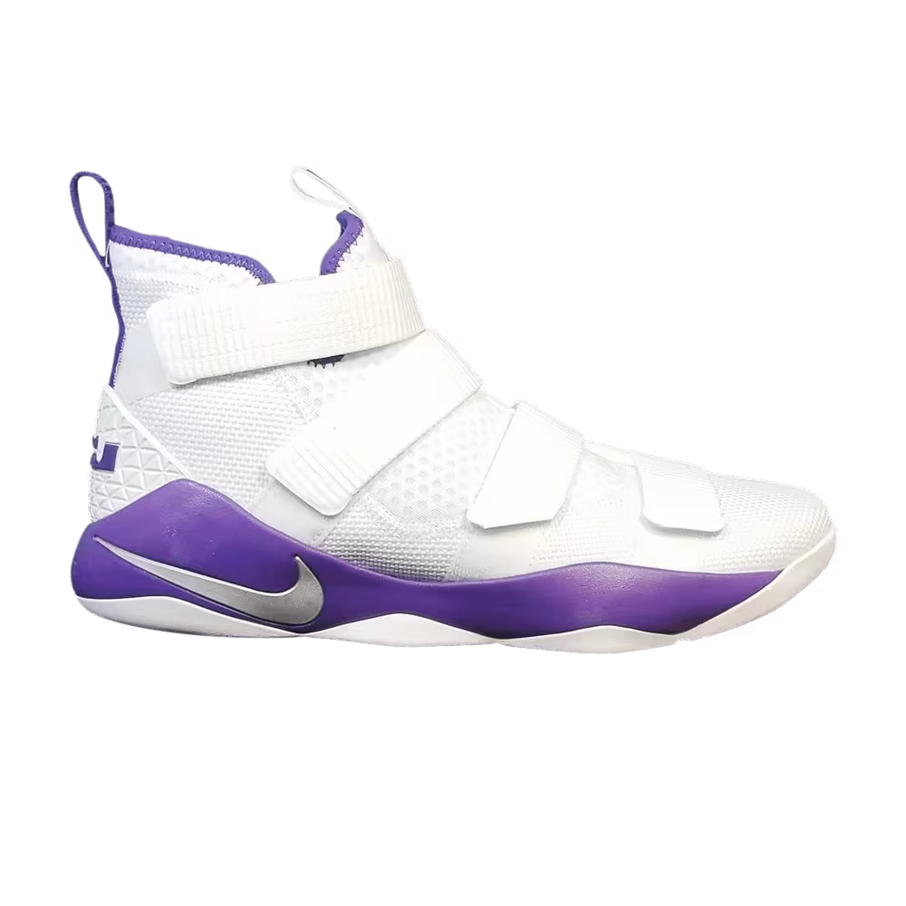 Nike LeBron Soldier 11 TB White Court Purple