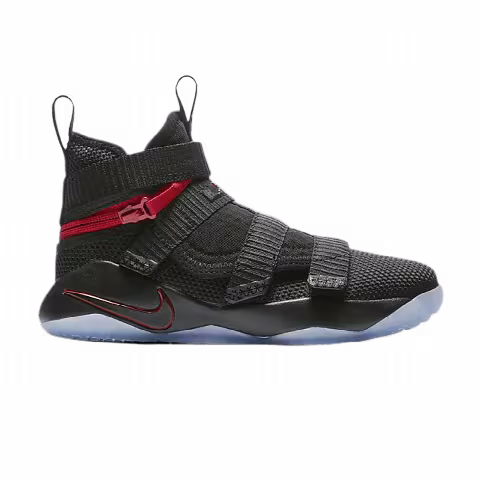 Nike LeBron Soldier 11 FlyEase PS 'Black University Red'