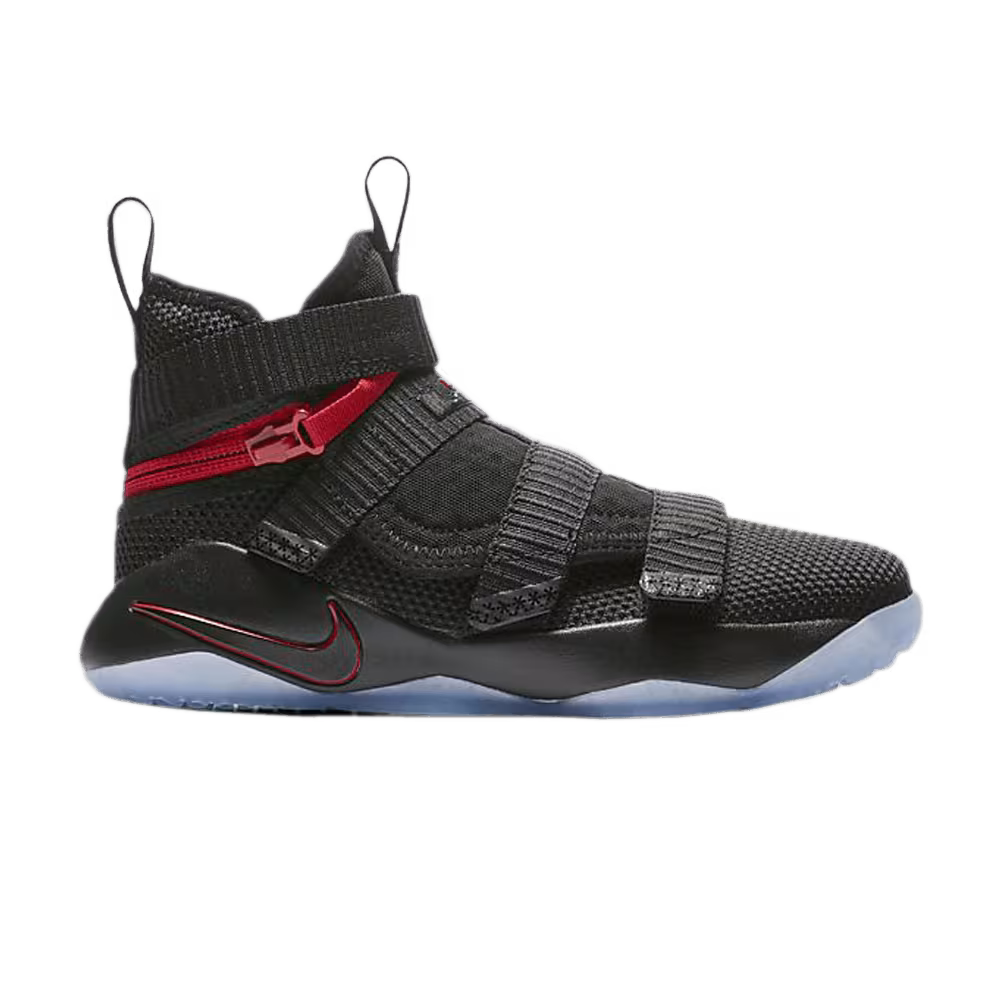 Nike LeBron Soldier 11 FlyEase PS Black University Red
