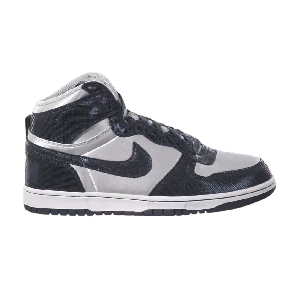 Big Nike High Metallic Silver Navy