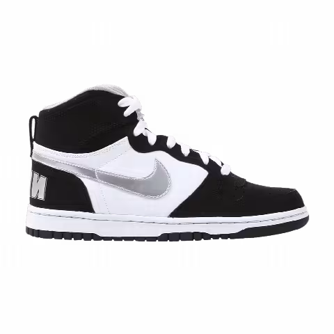 Big Nike High LE GS 'Black Metallic Silver'