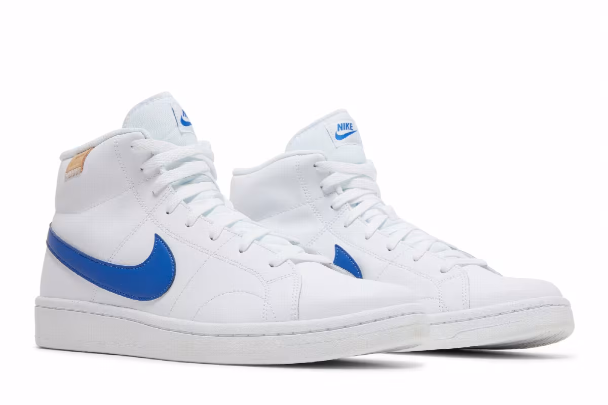 Nike Court Royale 2 Mid White Game Royal, view 9