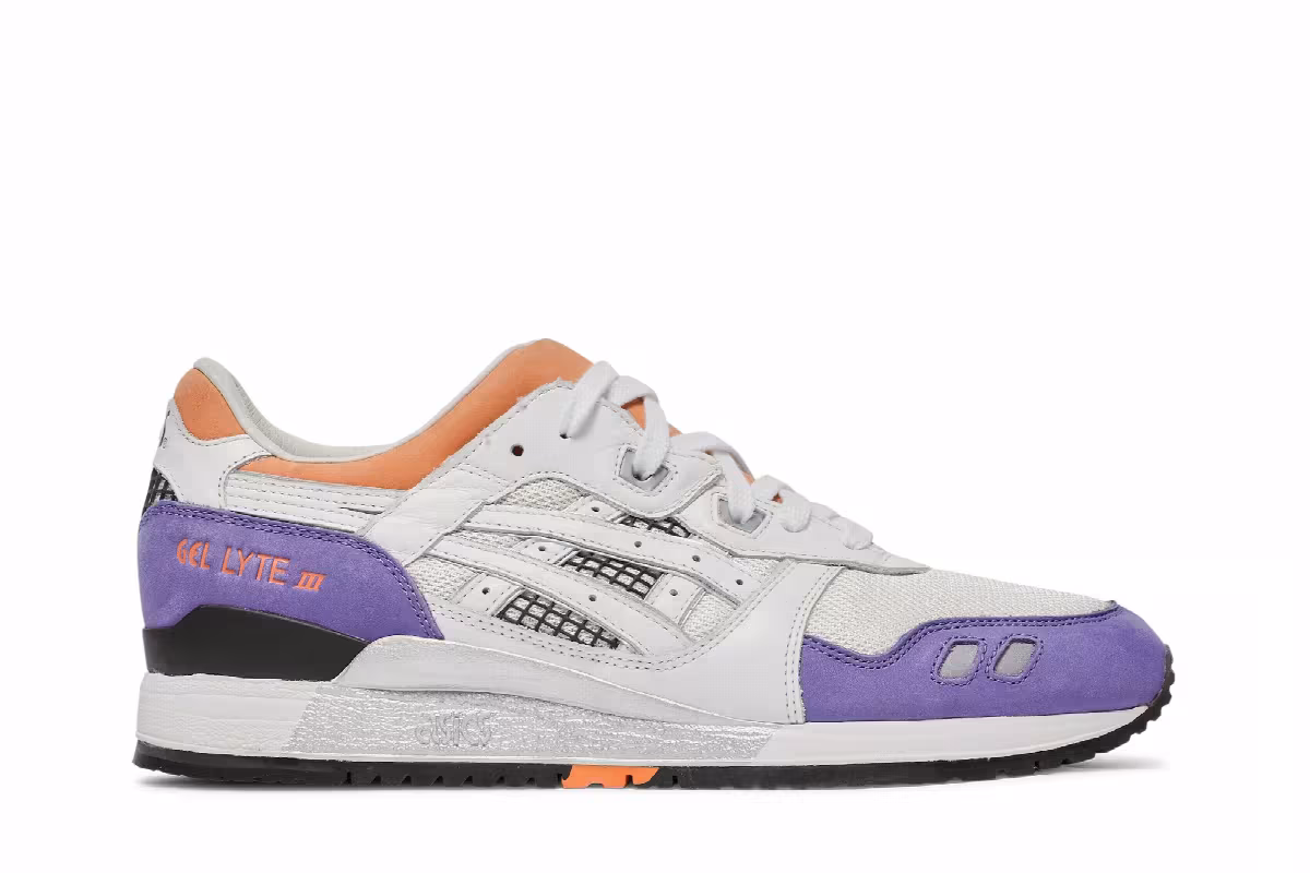 Ronnie Fieg x ASICS Gel Lyte 3 OG Orange Purple, view 2