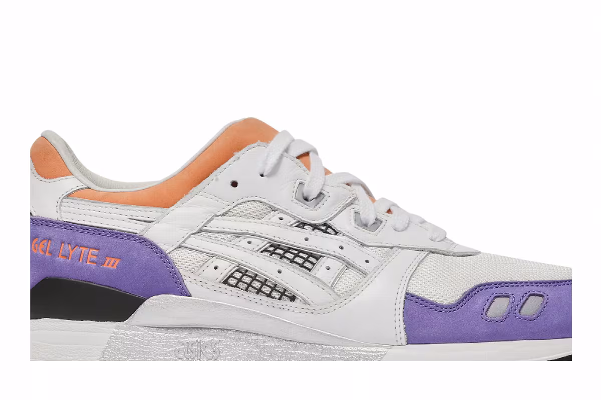 Ronnie Fieg x ASICS Gel Lyte 3 OG Orange Purple, view 3