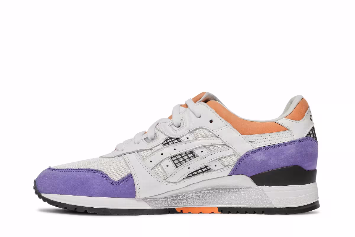 Ronnie Fieg x ASICS Gel Lyte 3 OG Orange Purple, view 4