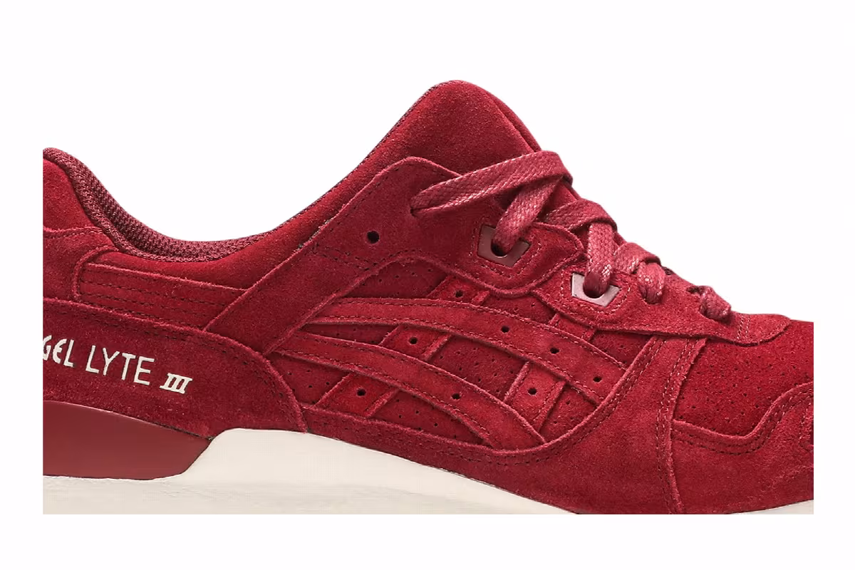 ASICS Gel Lyte 3 Burgundy, view 3