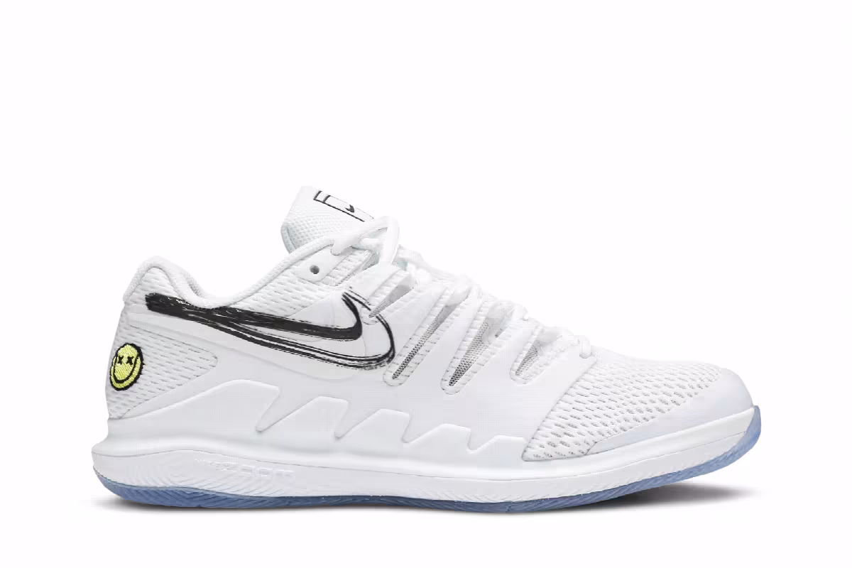 Nike Women's Air Zoom Vapor X HC White, view 2