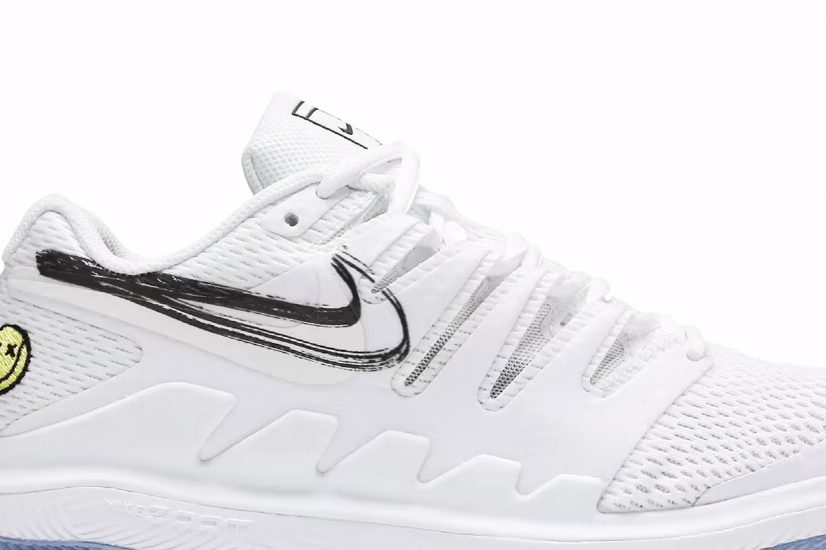 Nike Women's Air Zoom Vapor X HC White, view 3