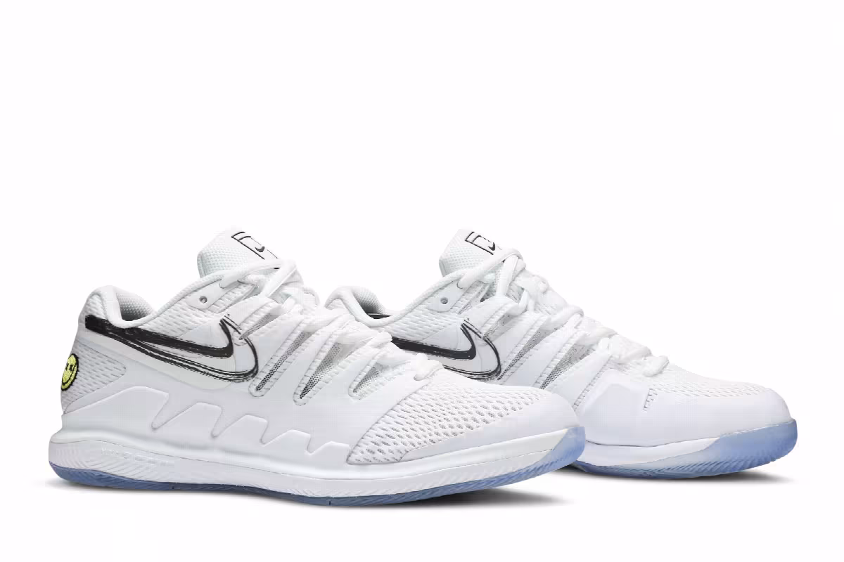 Nike Women's Air Zoom Vapor X HC White, view 9