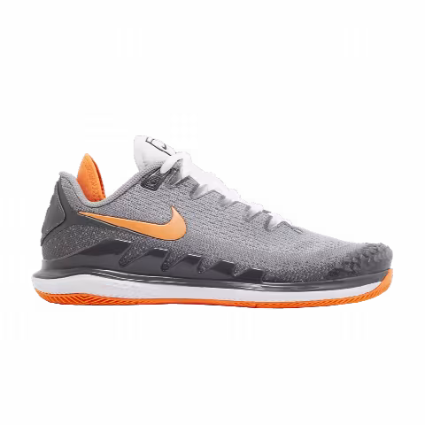 Nike Court Air Zoom Vapor X Knit HC 'Metallic Dark Grey Total Orange'
