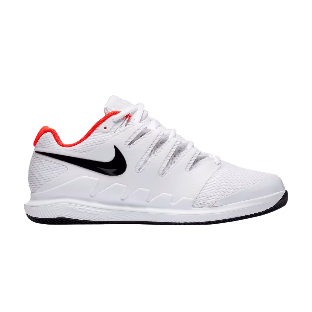 Nike Air Zoom Vapor X HC Wide White Black Bright Crimson