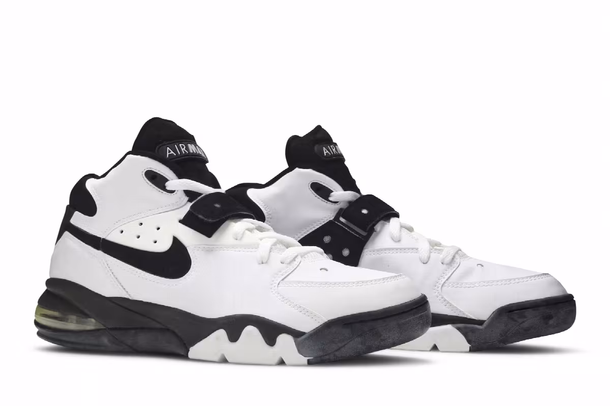 Nike Air Force Max White Black, view 9