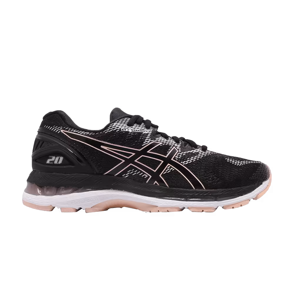 Asics Women's Gel Nimbus 20 Black Rose