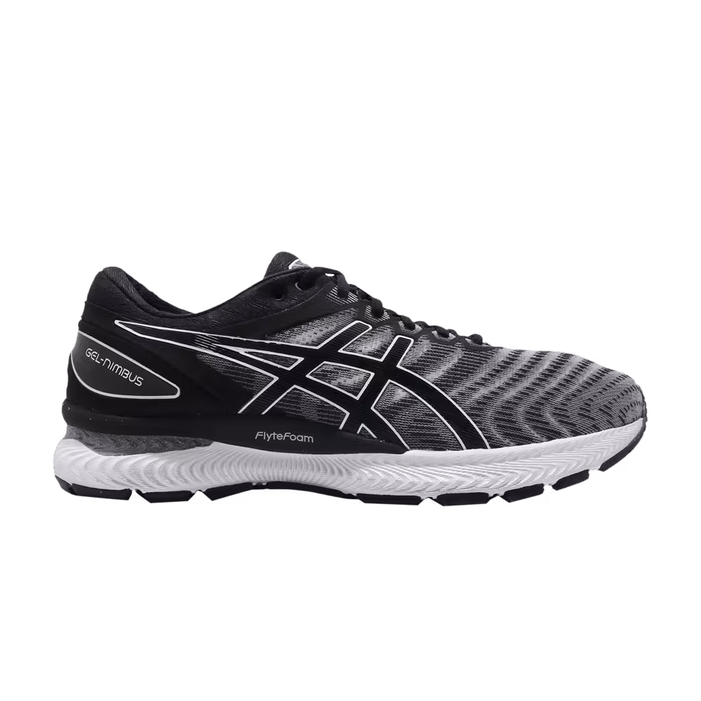 Asics Gel Nimbus 22 Extra Wide White Black