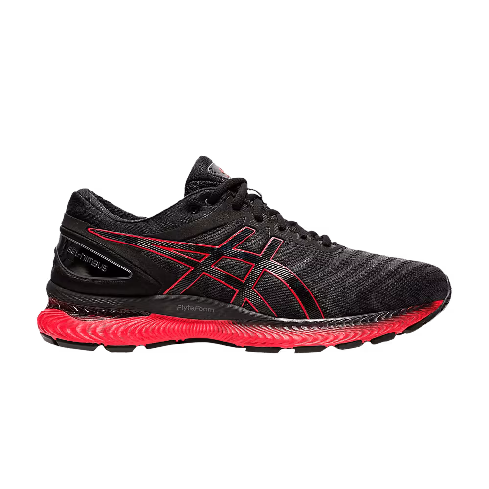 Asics Gel Nimbus 22 Black Classic Red