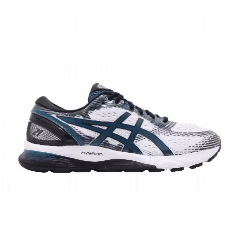 Asics Gel Nimbus 21 2E Wide 'White Deep Sapphire'