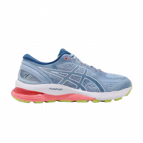 Asics Wmns Gel Nimbus 21 Wide 'Heritage Blue Lake Drive'