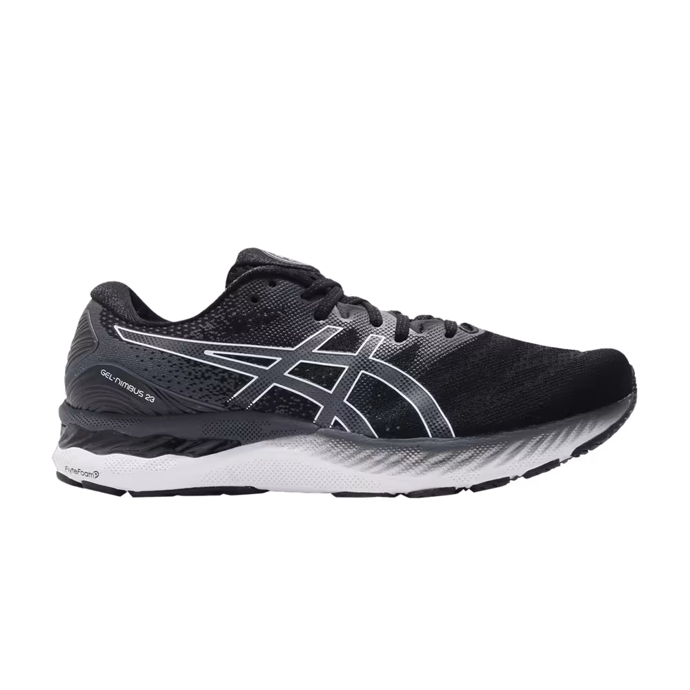 Asics Gel Nimbus 23 4E Wide Black White