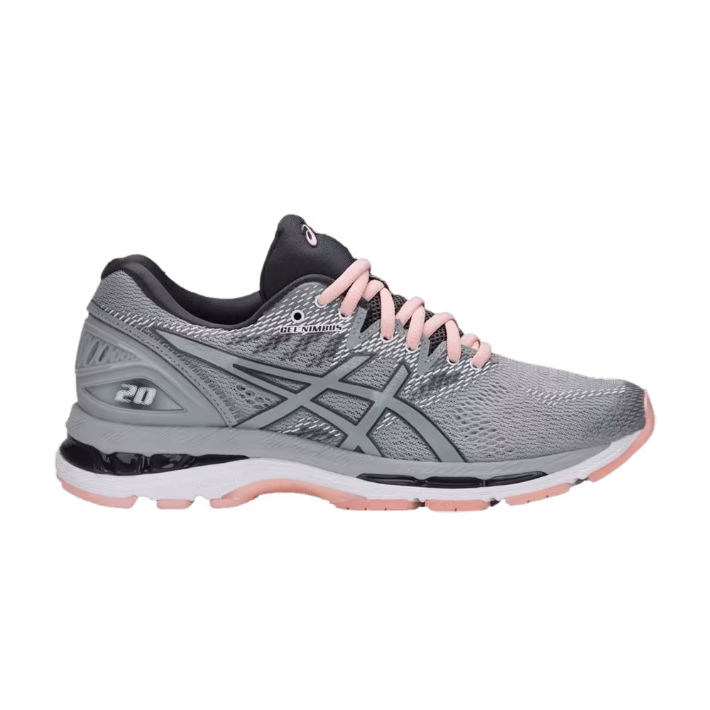 Asics Women's Gel Nimbus 20 Mid Grey Pink