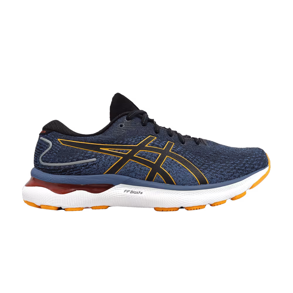Asics Gel Nimbus 24 4E Wide Azure Amber