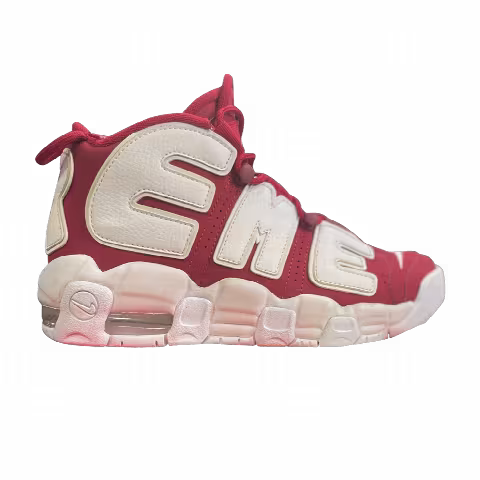 Supreme x Nike Air More Uptempo 'Varsity Red' Sample
