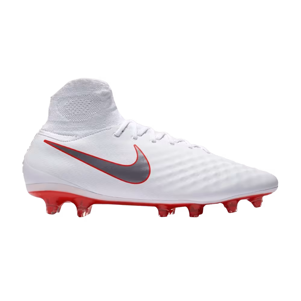 Nike Magista Obra 2 Pro DF FG White Crimson