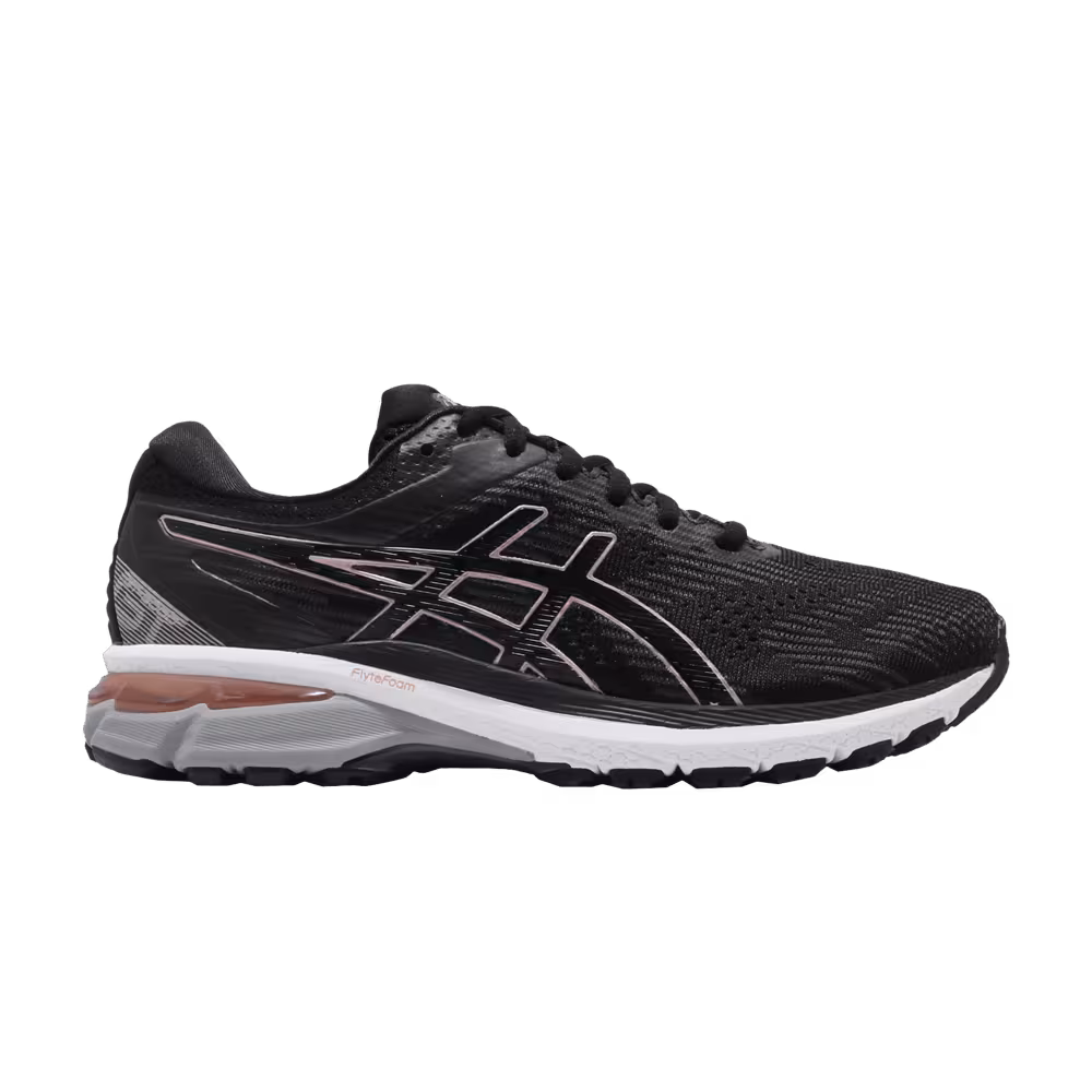 Asics Women's GT 2000 8 D Wide Black Rose Gold