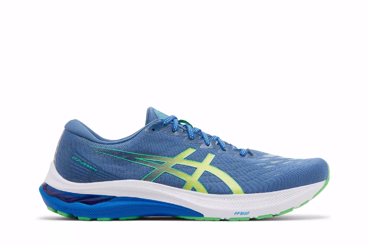 Asics GT 2000 11 Azure Lemon Spark, view 2