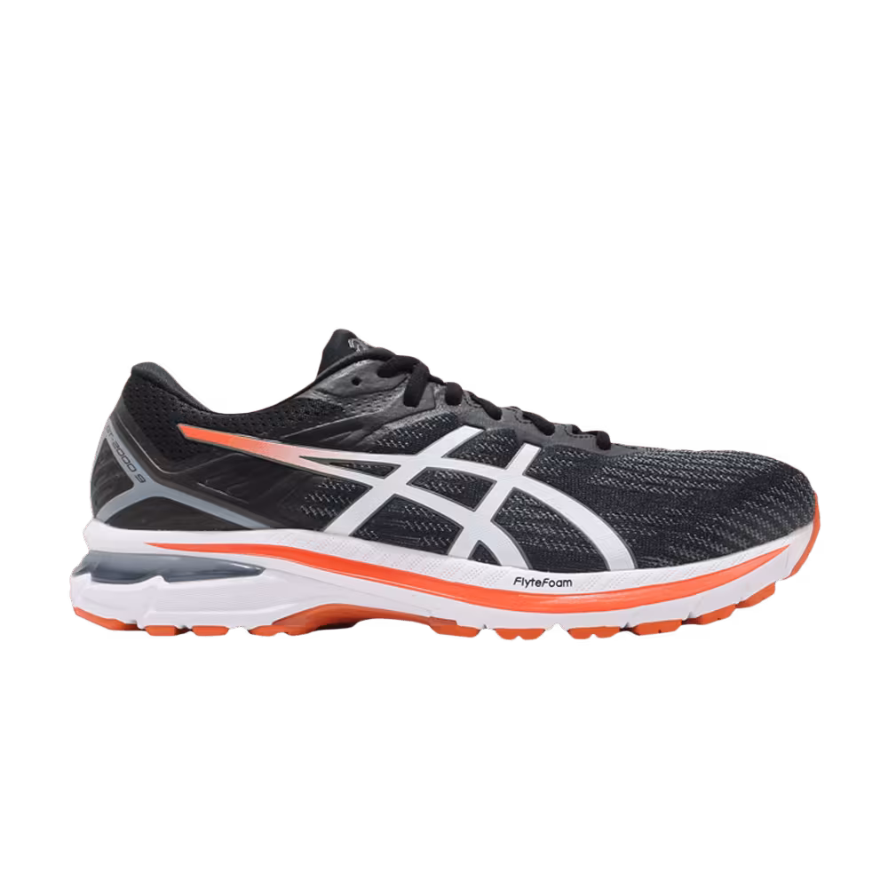 Asics GT 2000 9 4E Wide Black White Orange