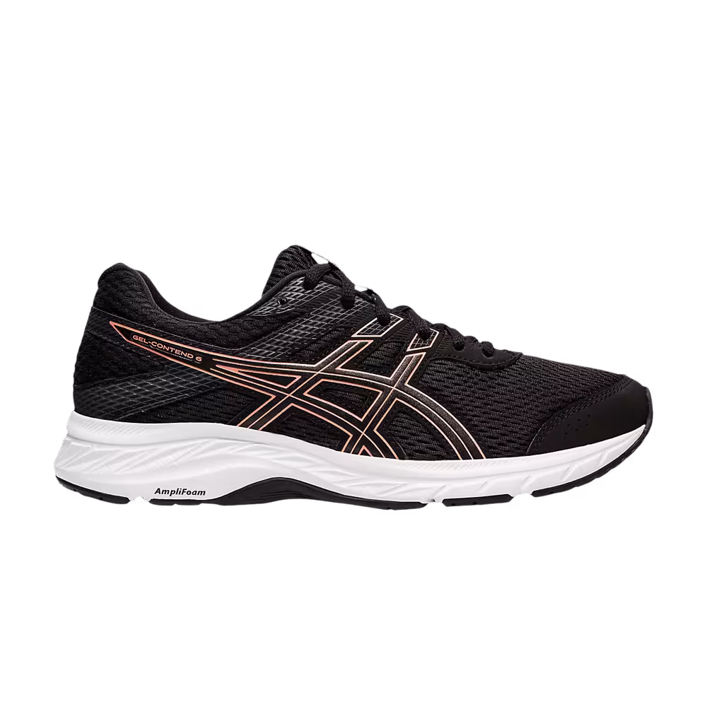 Asics Women's Gel Contend 6 Black Rose Gold