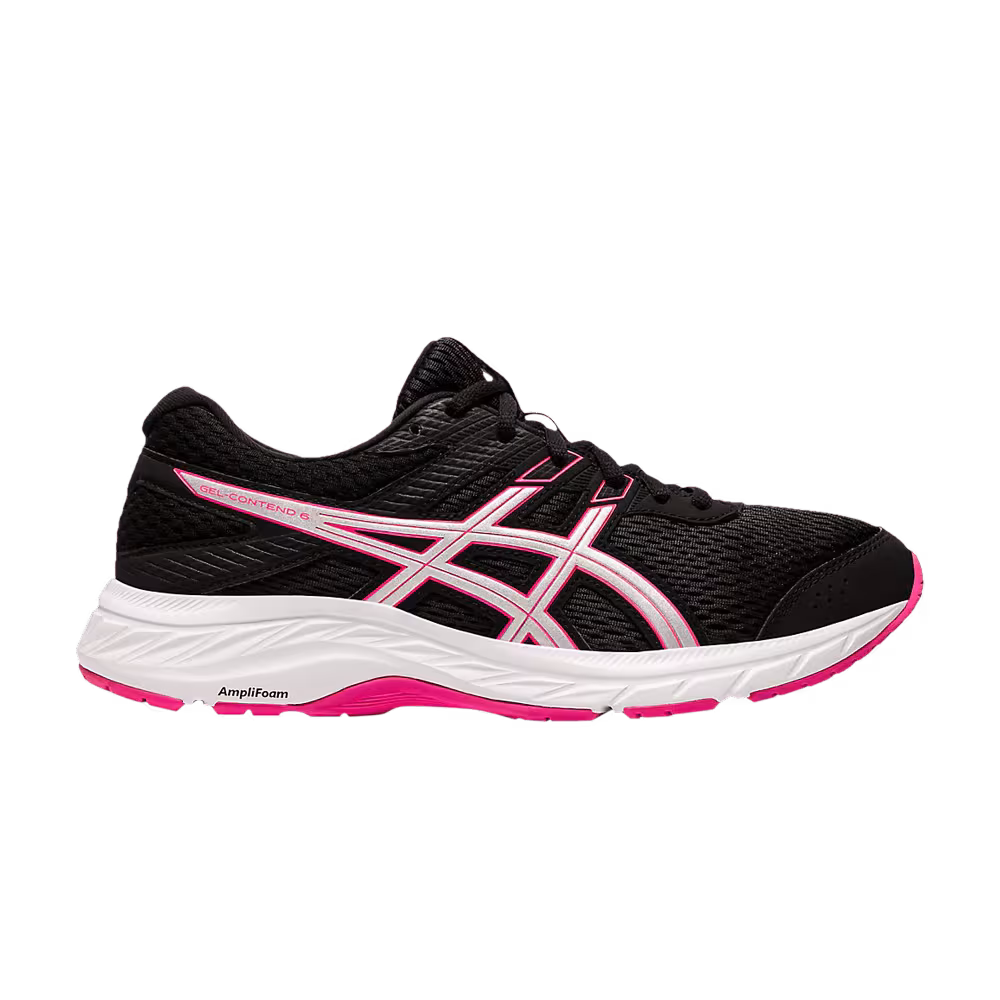 Asics Women's Gel Contend 6 Black Pink Glo