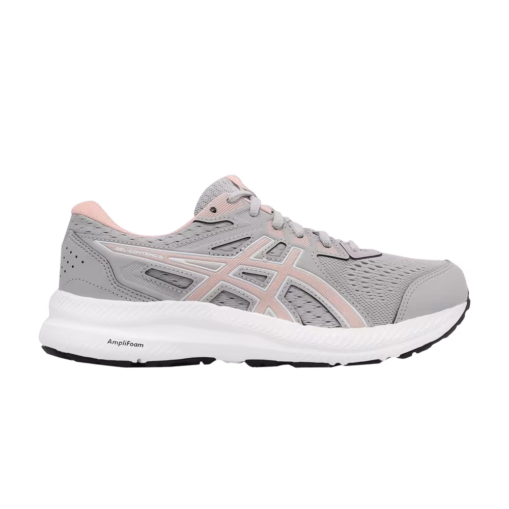 Asics Women's Gel Contend 8 Wide Piedmont Grey Frosted Rose