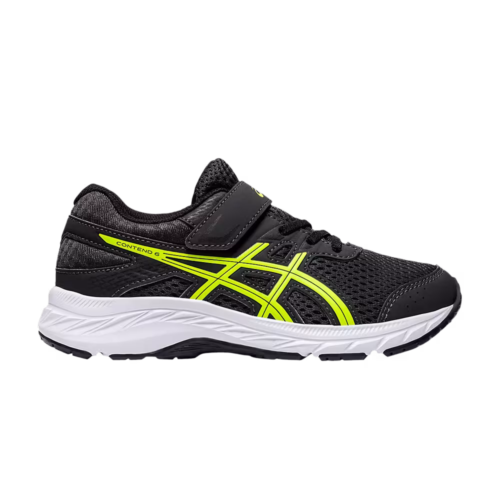 Asics Gel Contend 6 PS Graphite Safety Yellow