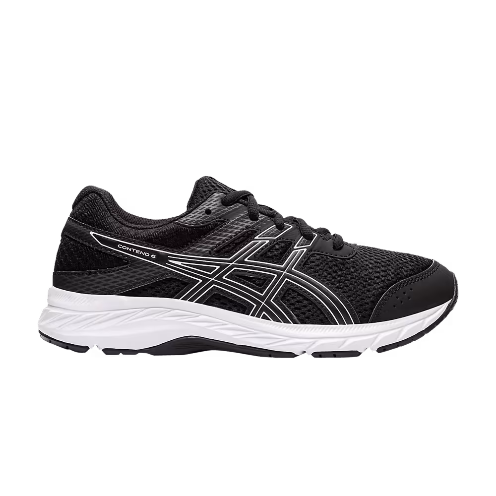 Asics Gel Contend 6 GS Black White