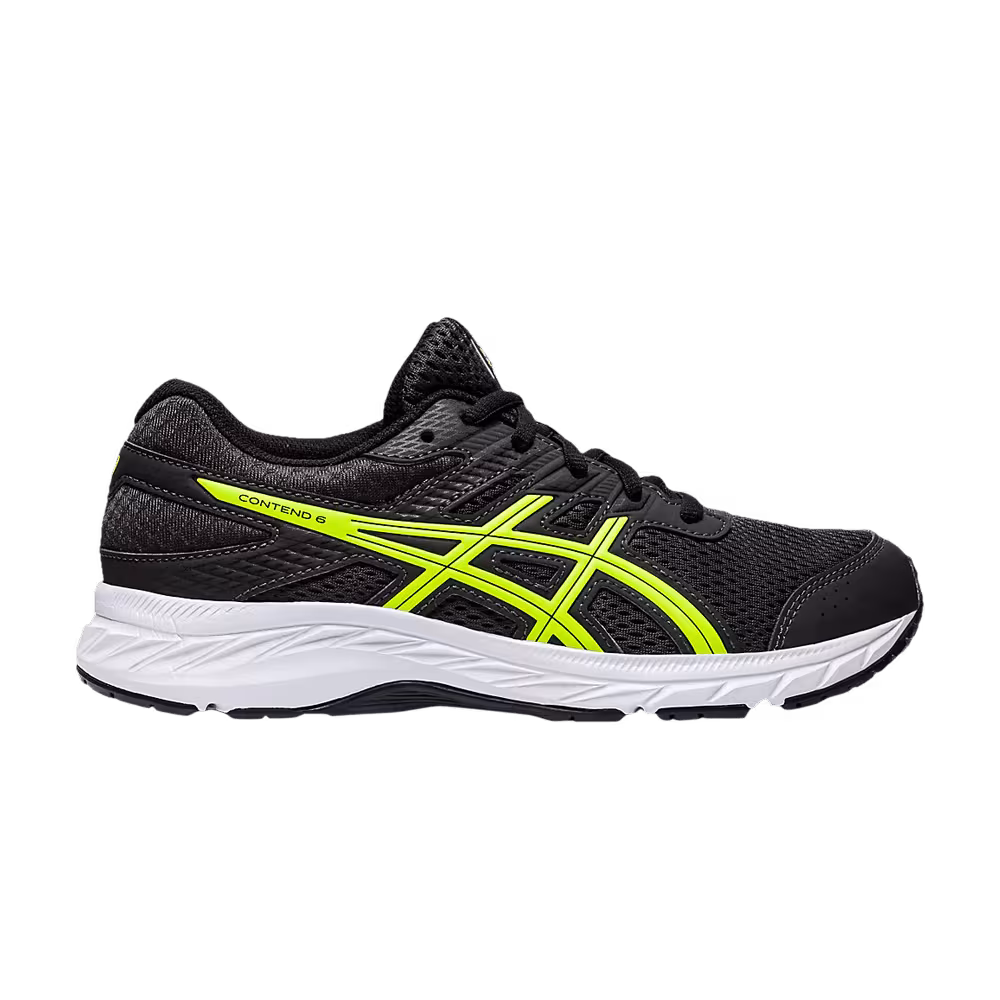 Asics Gel Contend 6 GS Graphite Safety Yellow