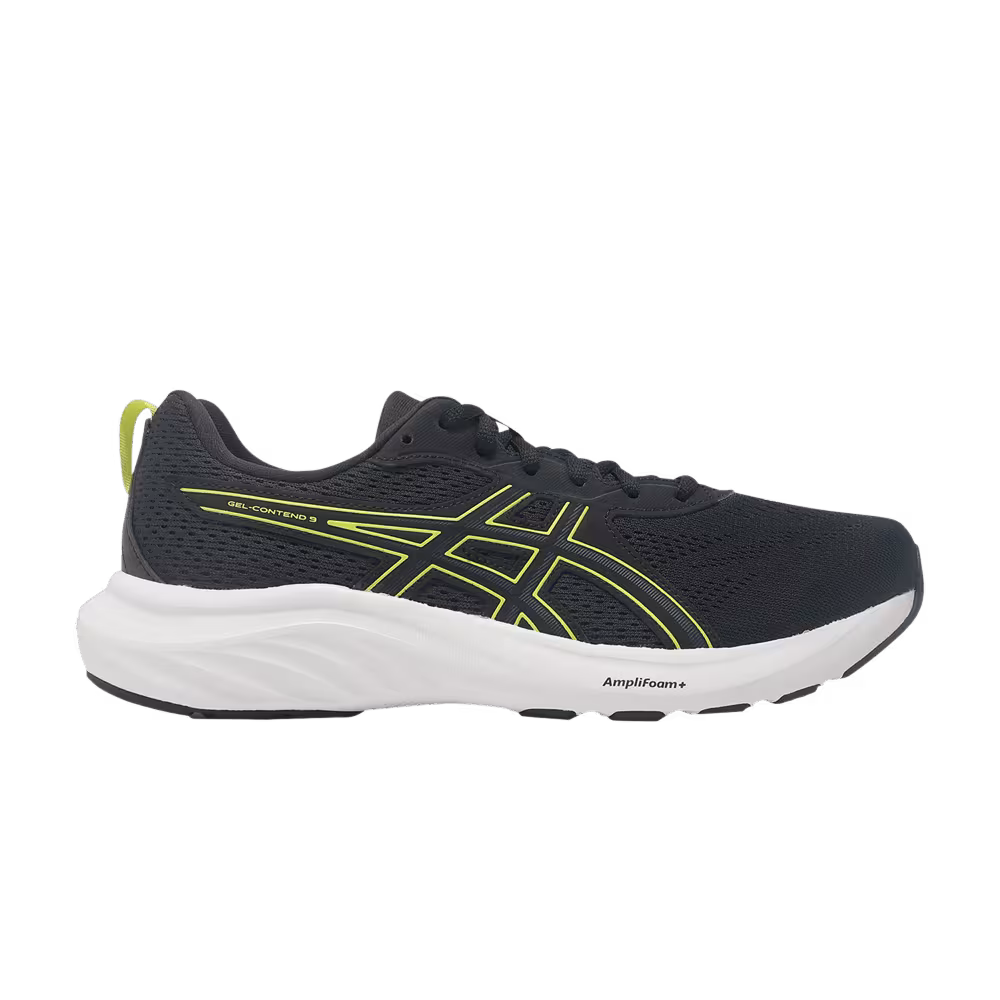Asics Gel Contend 9 Extra Wide Black Citron
