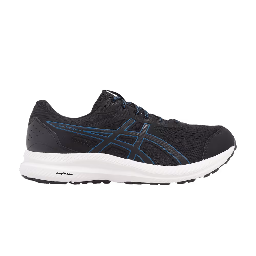 Asics Gel Contend 8 4E Wide Black Reborn Blue