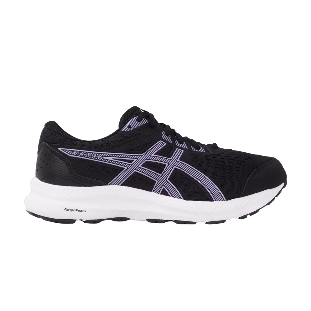 Asics Women's Gel Contend 8 Wide Black Lilac Opal