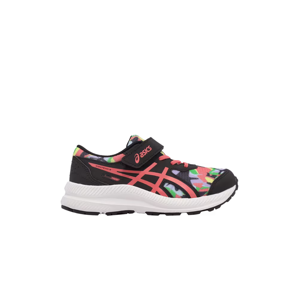 Asics Contend 8 PS Black Papaya Camo