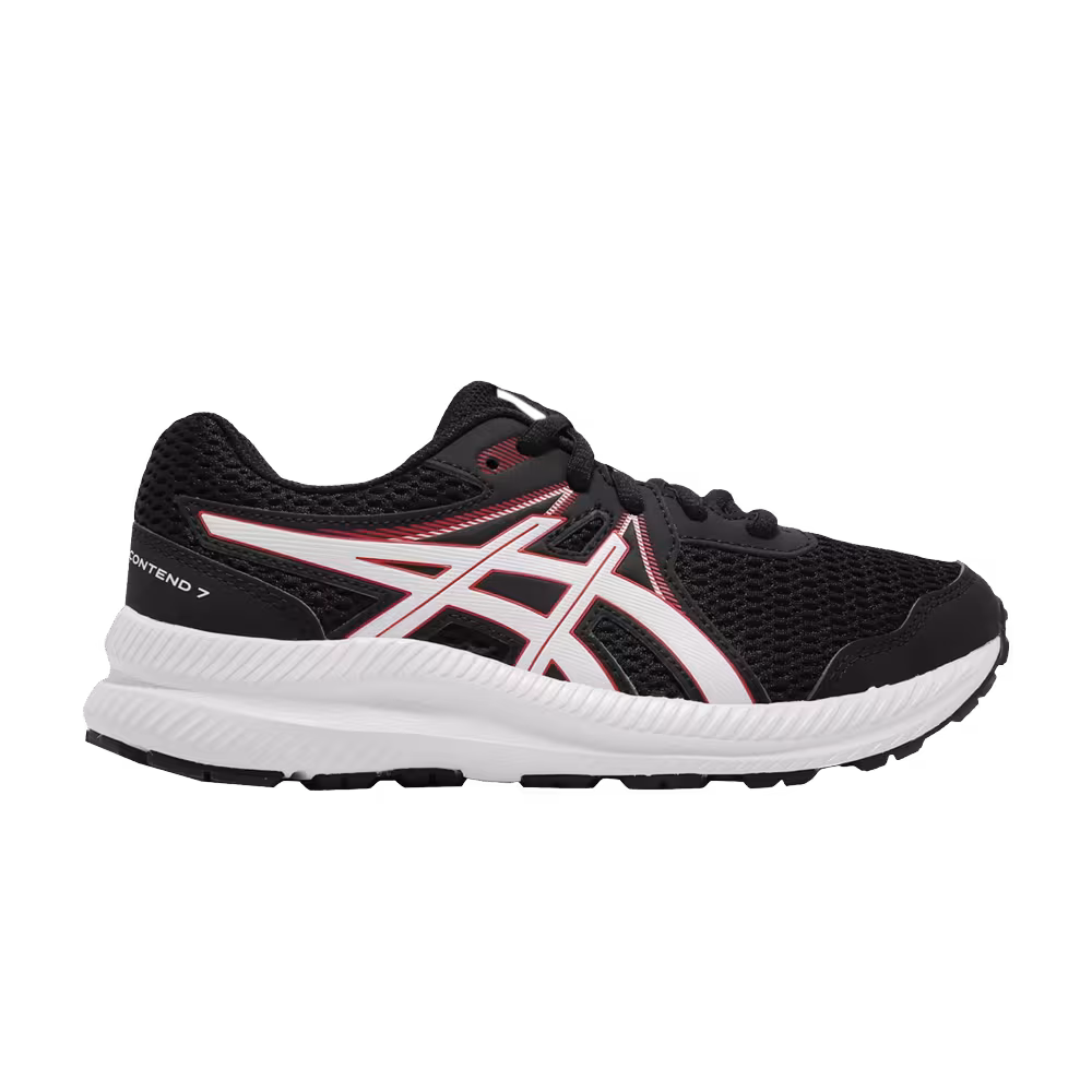 Asics Contend 7 GS Black Electric Red