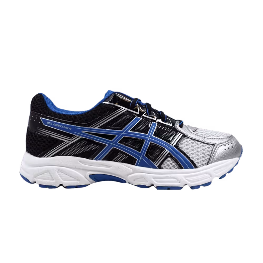 Asics Gel Contend 4 GS Silver Blue Black