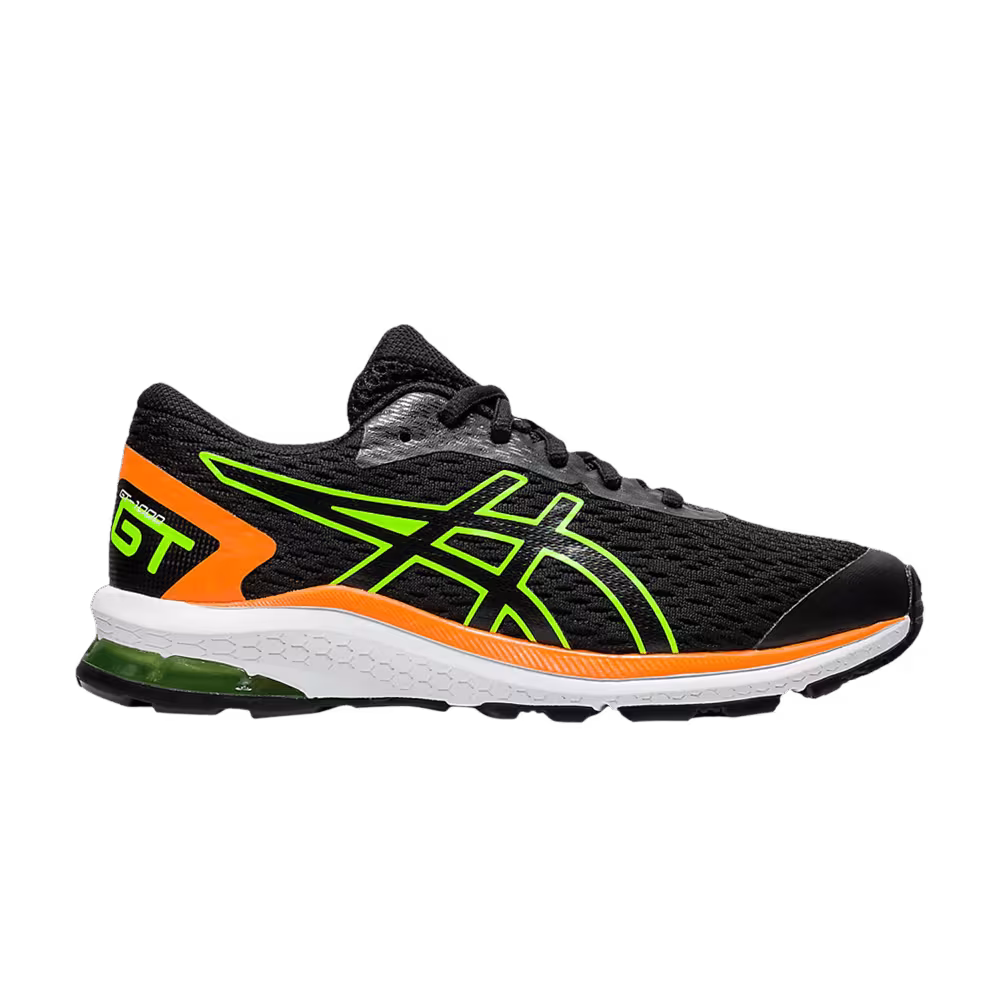 Asics GT 1000 9 GS Black Green Gecko