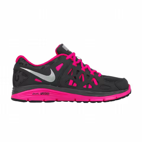 Nike Dual Fusion Run 2 Shield GS 'Dark Charcoal Pink Fluid'