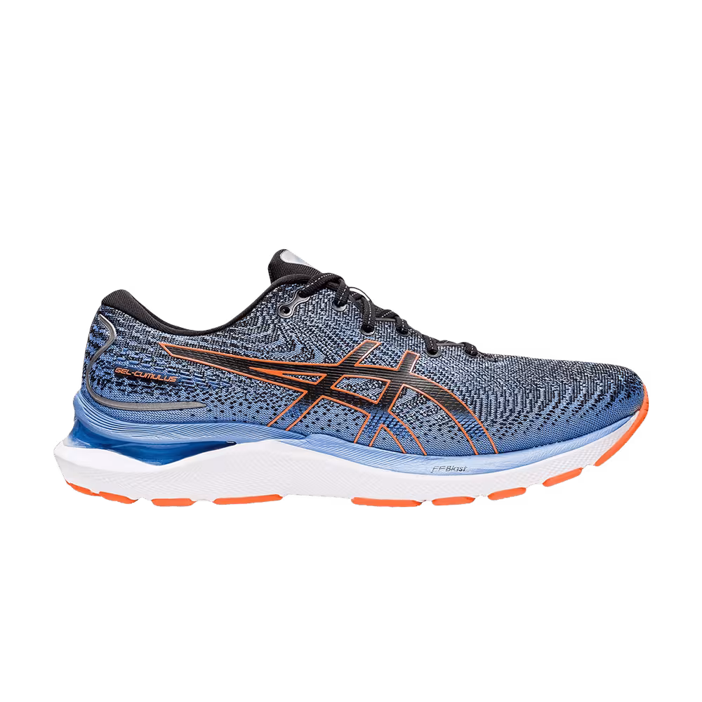 Asics Gel Cumulus 24 4E Wide Black Shocking Orange