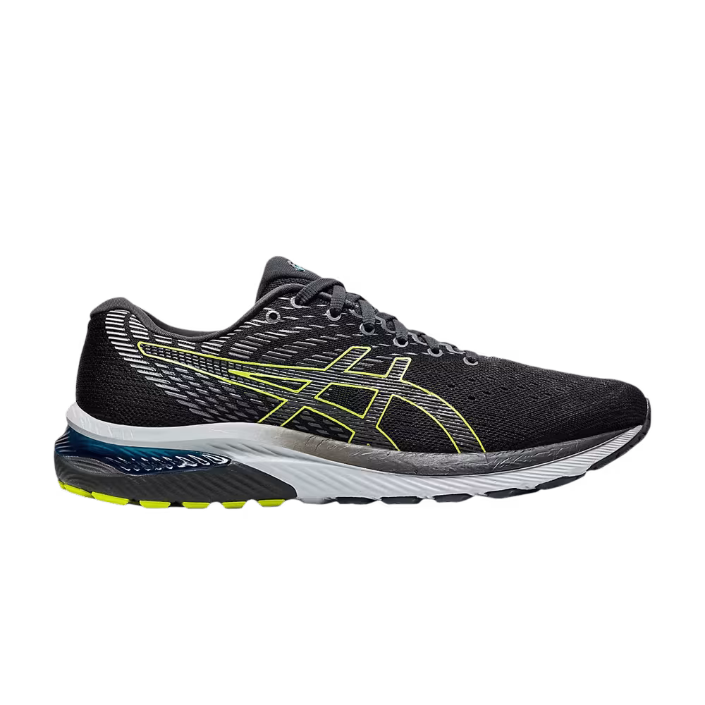 Asics Gel Cumulus 22 4E Extra Wide Graphite Lime