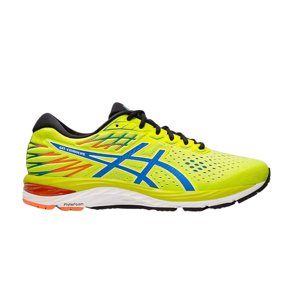Asics Gel Cumulus 21 Safety Yellow Blue