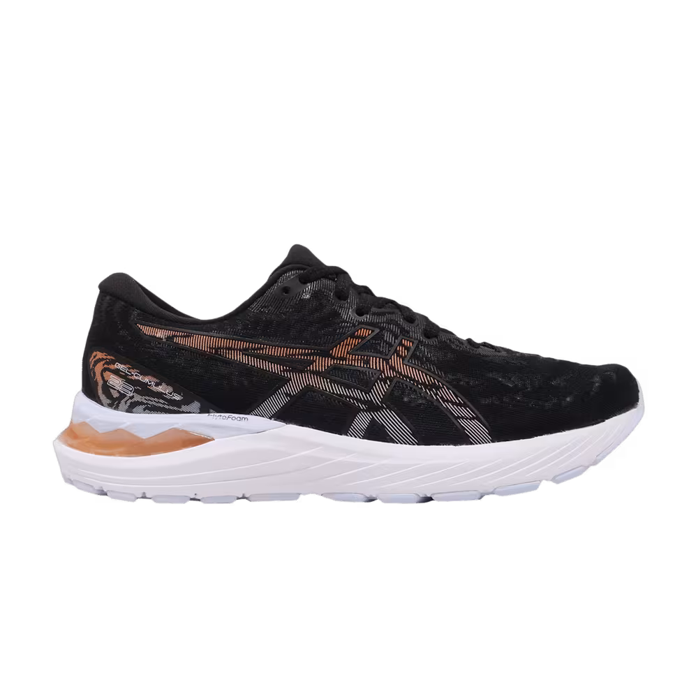 Asics Women's Gel Cumulus 23 Wide Black Sun Peach