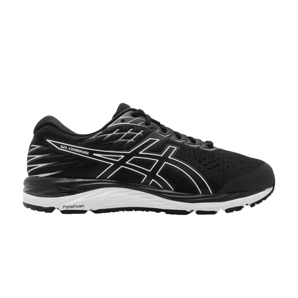 Asics Gel Cumulus 21 2E Wide Black White